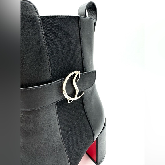 Christian Louboutin Leather 70 Chelsea Booties - Picture 4 of 8